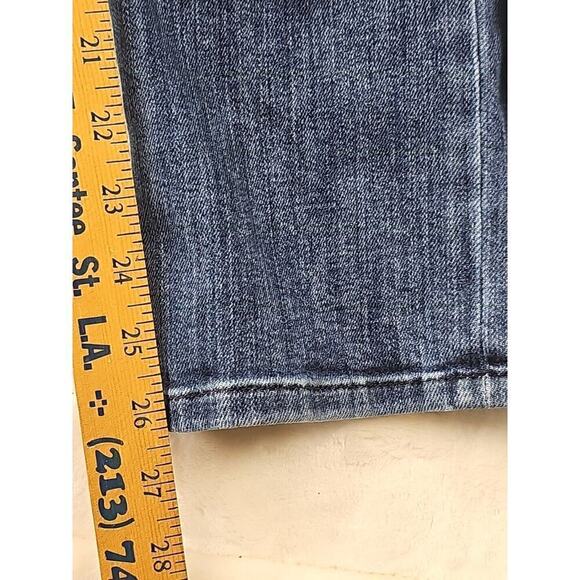 AYR Jeans Size 28 The Pop Straight Ankle Jeans 9" Rise 'Flaw' Frayed Crotch Pics - Picture 7 of 15